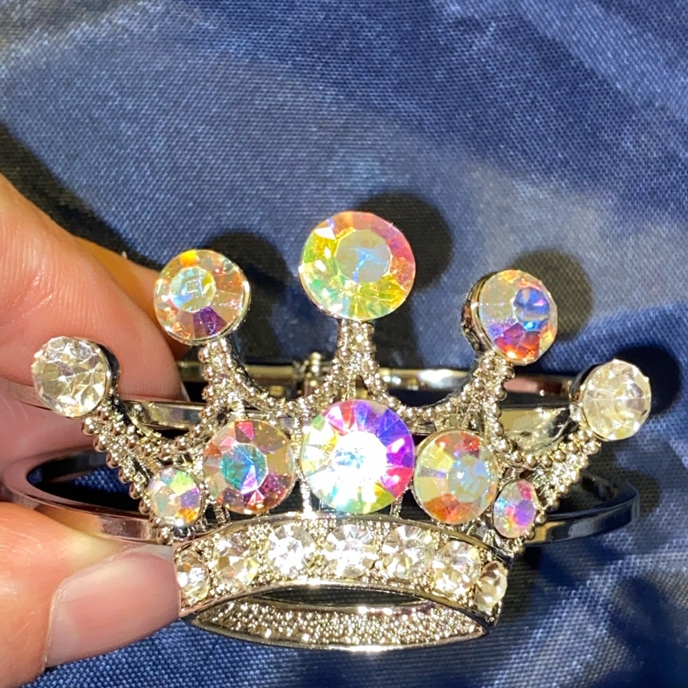 Colorful Crystal Crown Bracelet